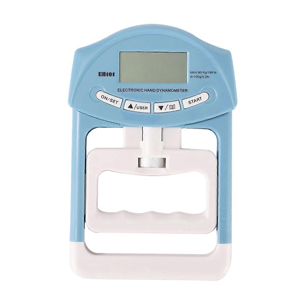 Grip Strength Tester, 190Lbs/90Kg Digital Hand Dynamometer Grip Strength Meter USB LCD Screen Hand Grip Dynamometer