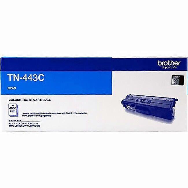 Genuine Original Brother Tn443 Cyan High Yield Ink Toner Cartridge Tn-443c