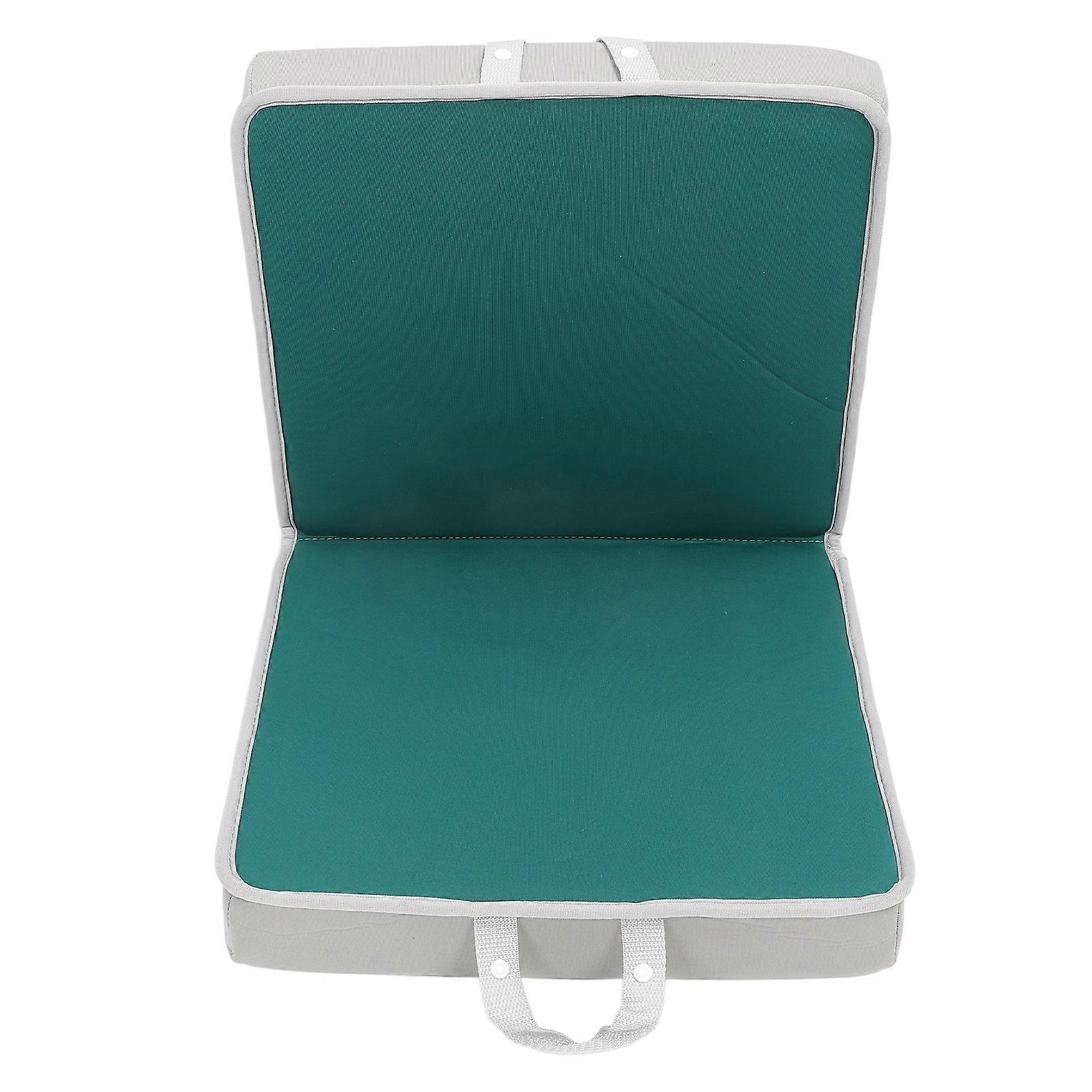 Extra Thick Kneeling Pad Soft Foam Water Resistant Grey with Green