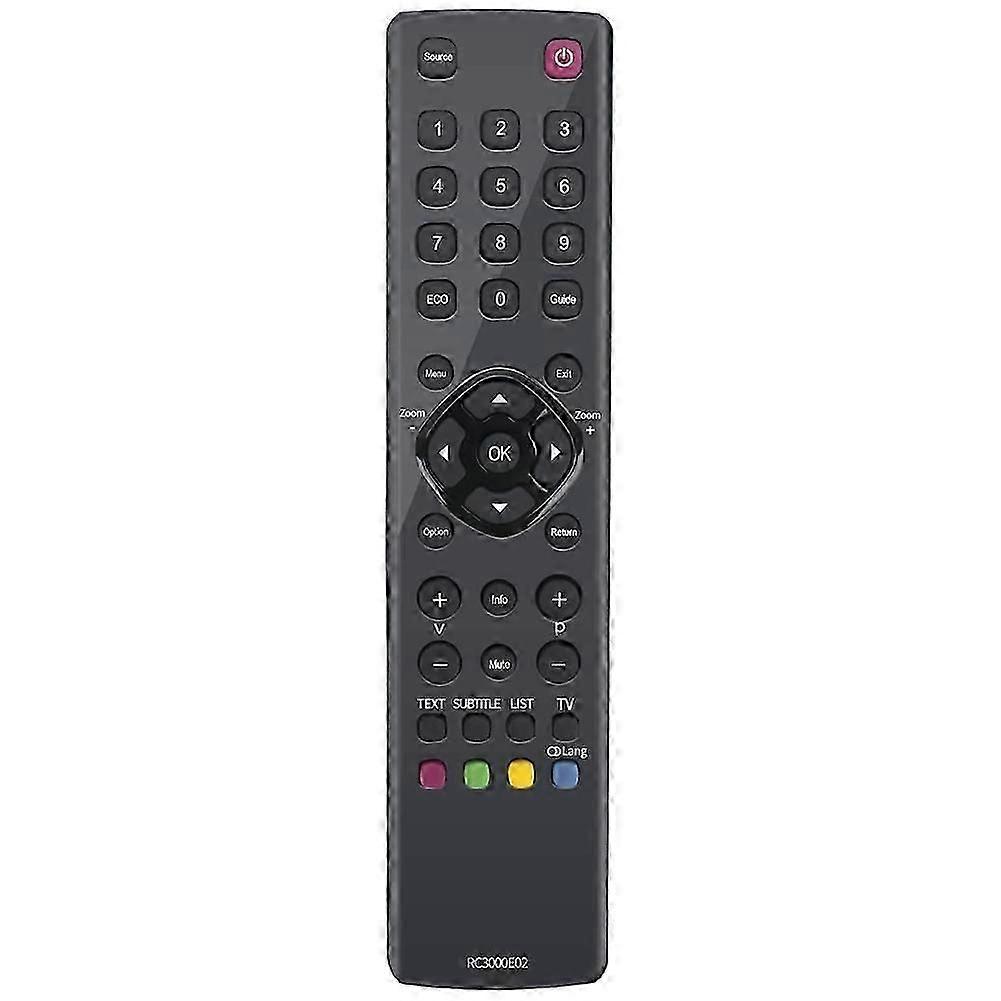RC3000E02 Cserélje ki a TV távirányítóját L19E4103 L40E3000F L40E5200F L46E5300F L48F3300F L24D3260F L24D3270 L32D3260