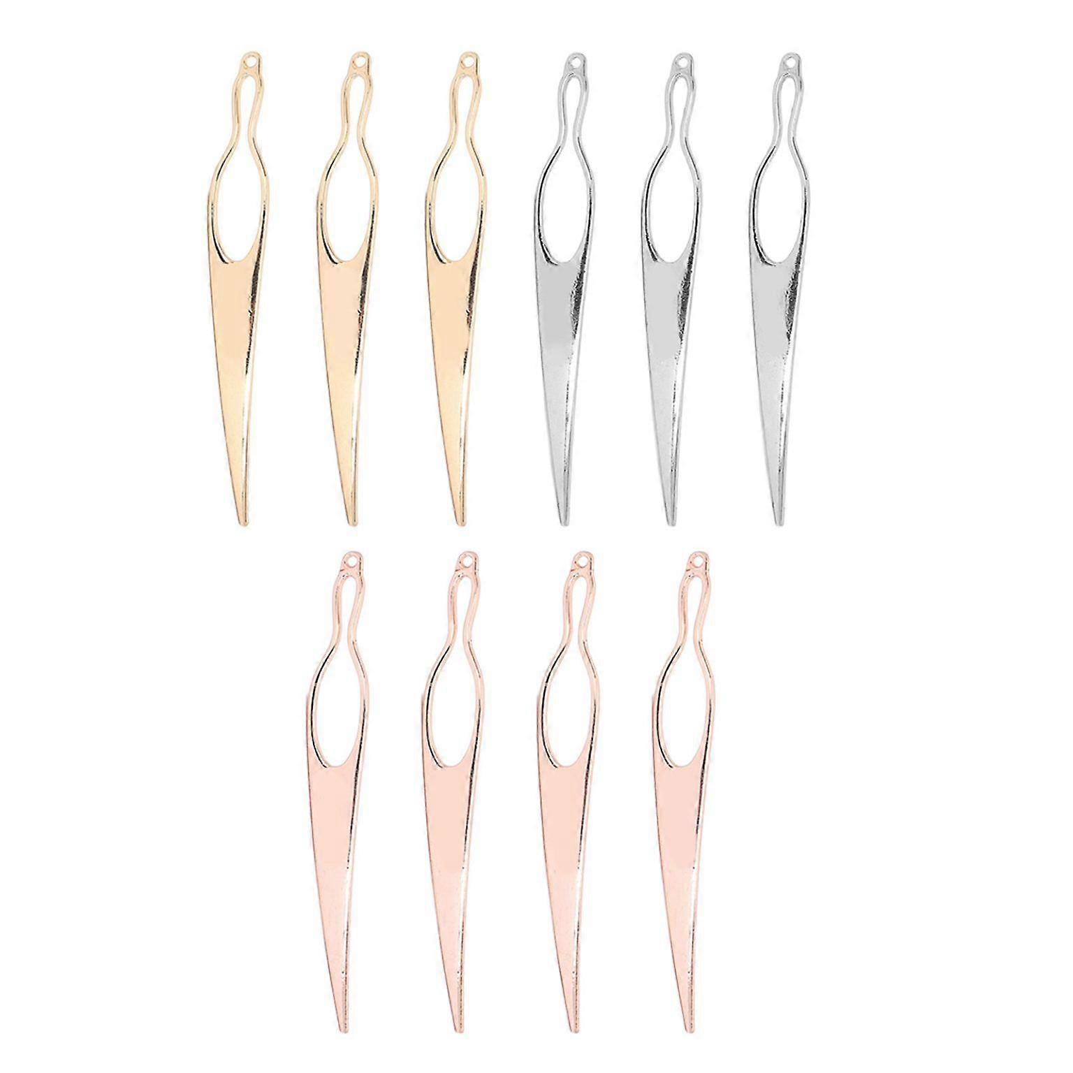10-Piece Dreadlock Interlocking Tool Set for Tightening Locs - Essential Accessory