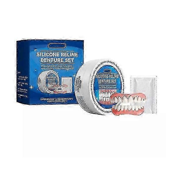Denture Reline Kit Silicone Denture Reline Kit Soft Safe And Durable Denture Silicone Reline Kit Comfortable And Firm Instant Instant Teeth