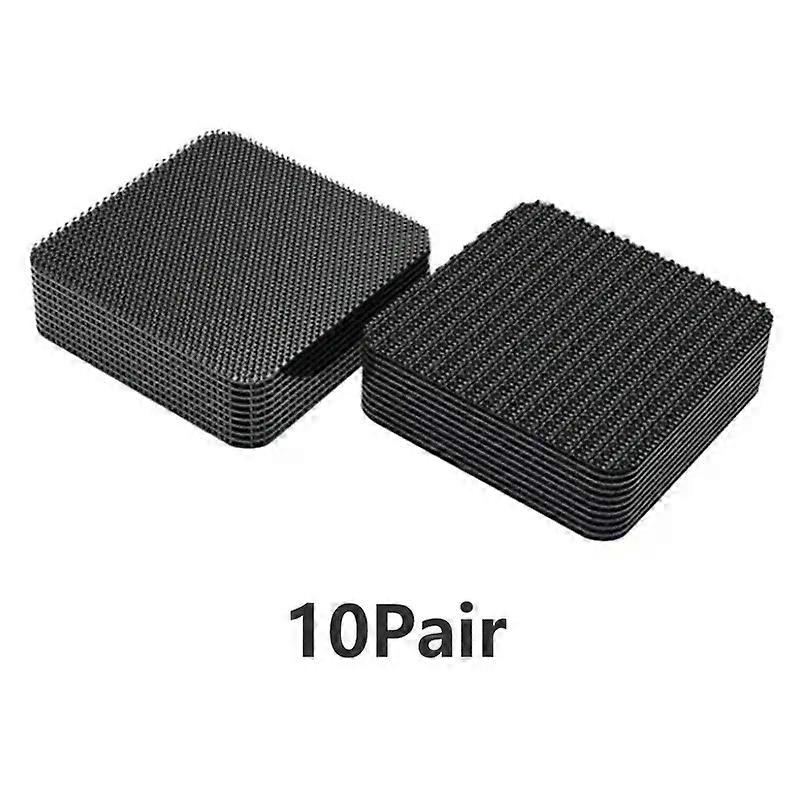 20pcs Carpet Mat Fixing Stickers Universal Self Anti-Slip adhesive Fastener Car Floor Mat Sofa Bed Sheet Retention Clips