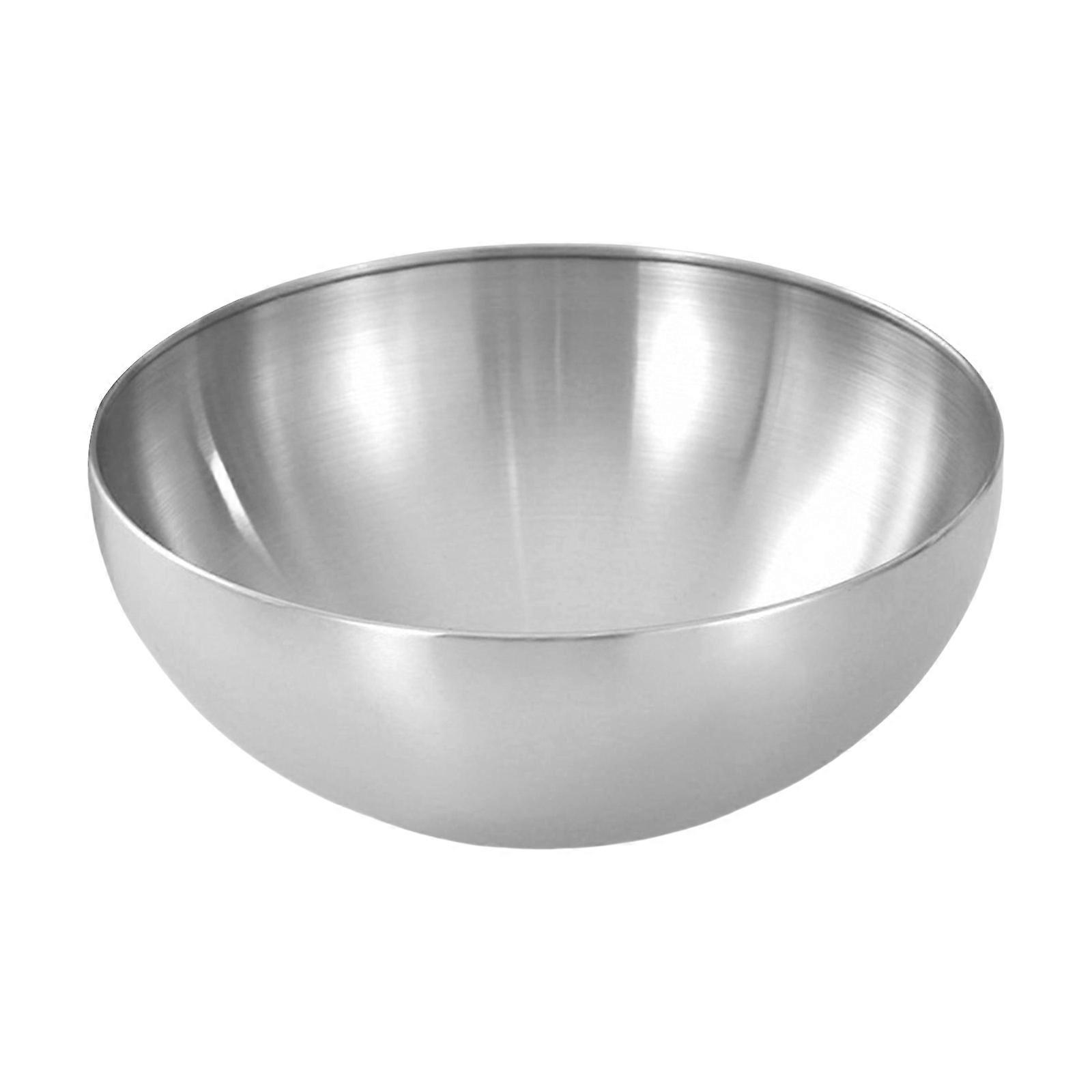 Reusable Mixing Bowls Meal Prepping Bowl Single Serving Bowl Suitable for Professionals and Culinarys Enthusiasts Silver