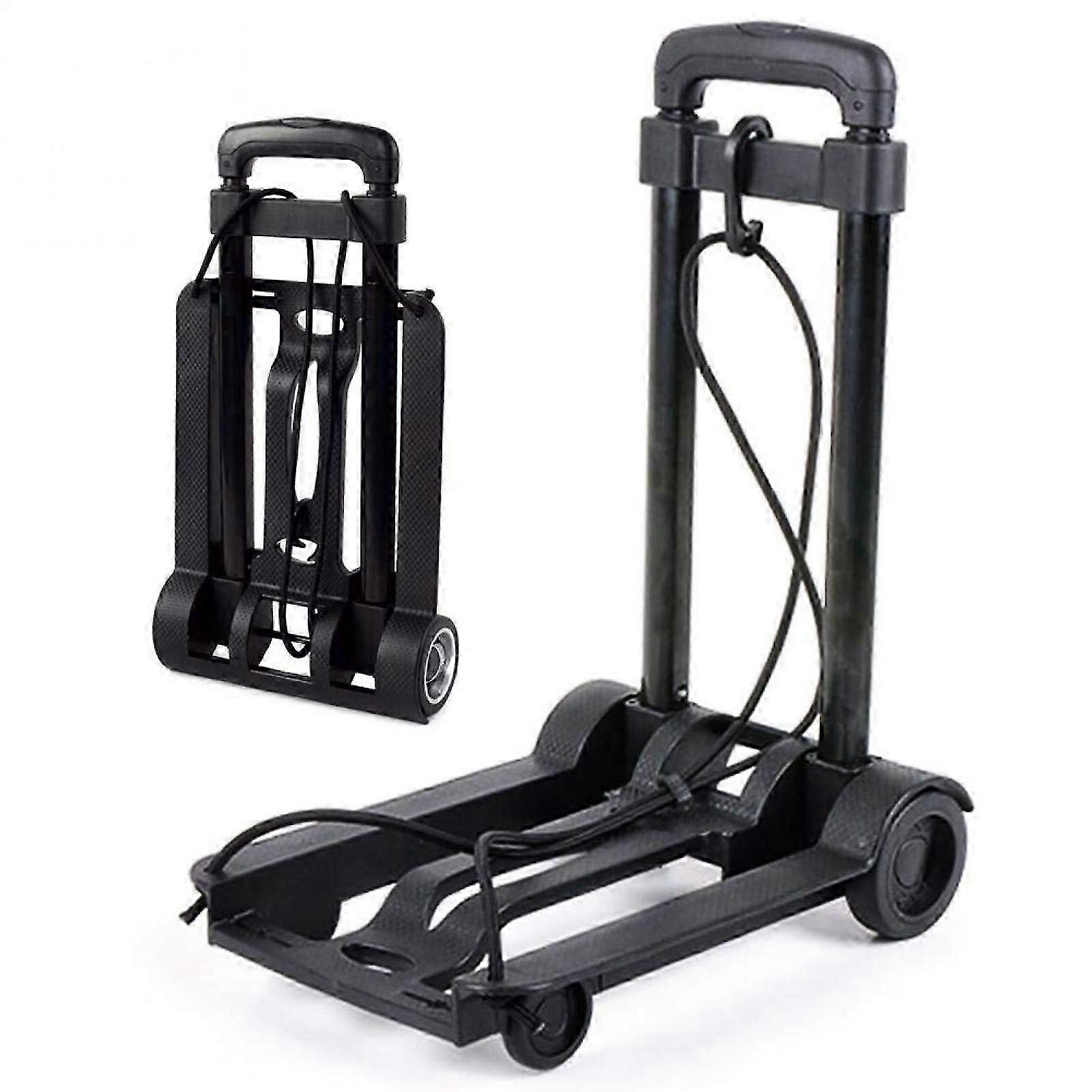 Travel Folding Hand Trucks,folding Lightweight Noiseless Industrial-warehouse Hand Trolley For Luggage Up To 25 Kg -gsl