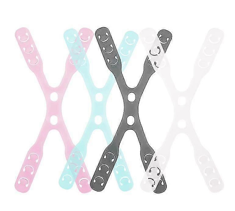 PXCL mask With Hanging Buckle (transparent+grey+pink+blue)