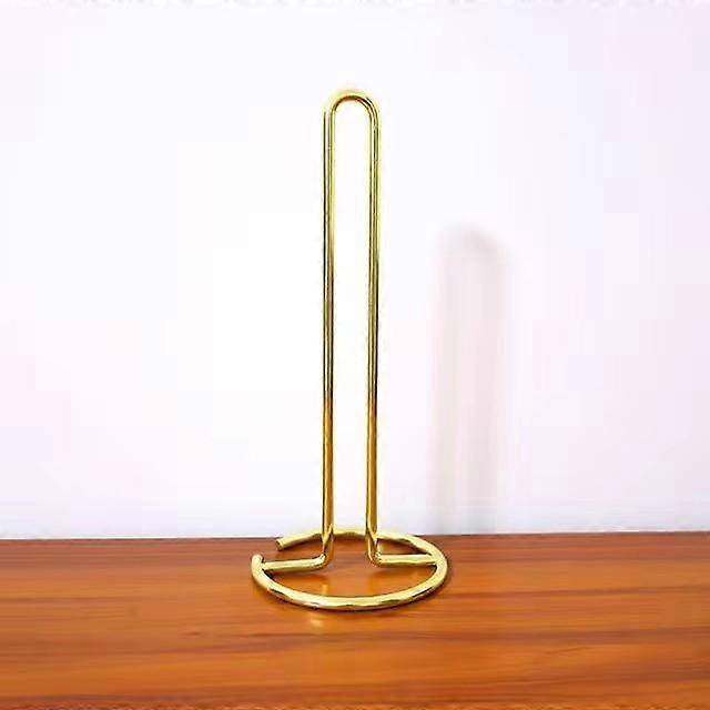Stainless Steel Kitchen Roll Paper Towel Holder Bathroom Tissue Stand Dining Table Vertical Napkins Rack Kitchen Storage Shelf