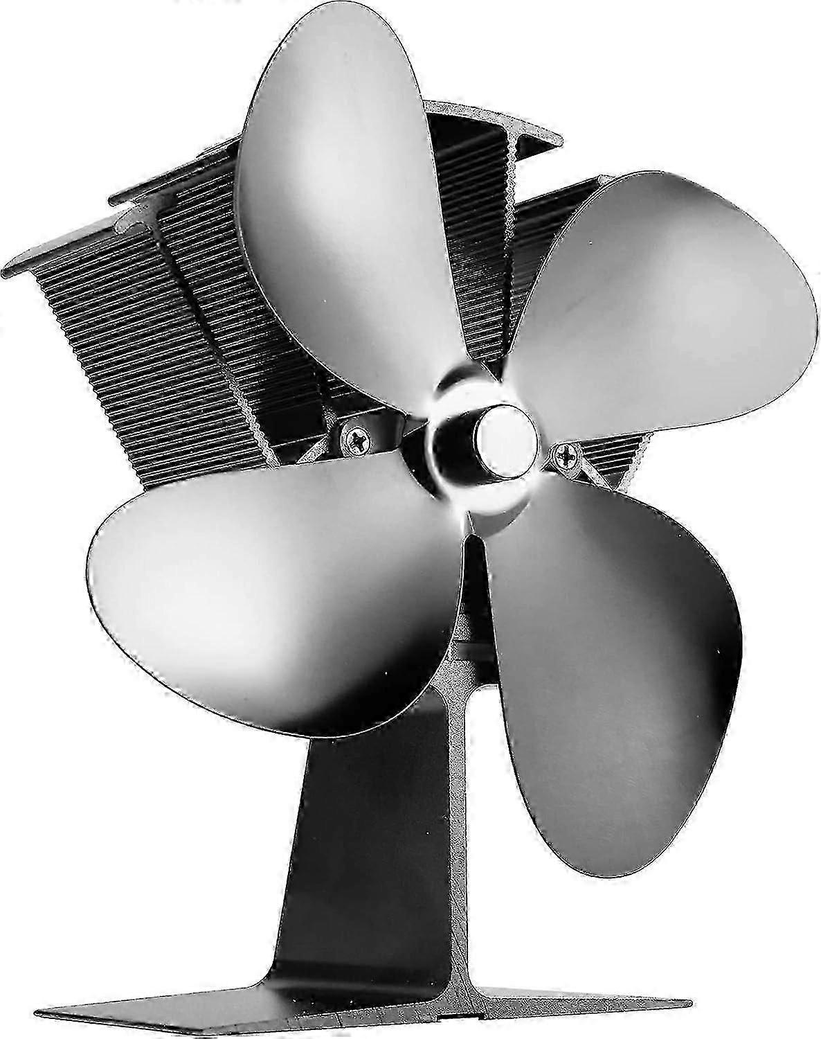 薪ストーブファン40 Cサイレント操作を開始し、4ブレードストーブファンは熱で駆動され、薪ストーブ、暖炉用エコファン