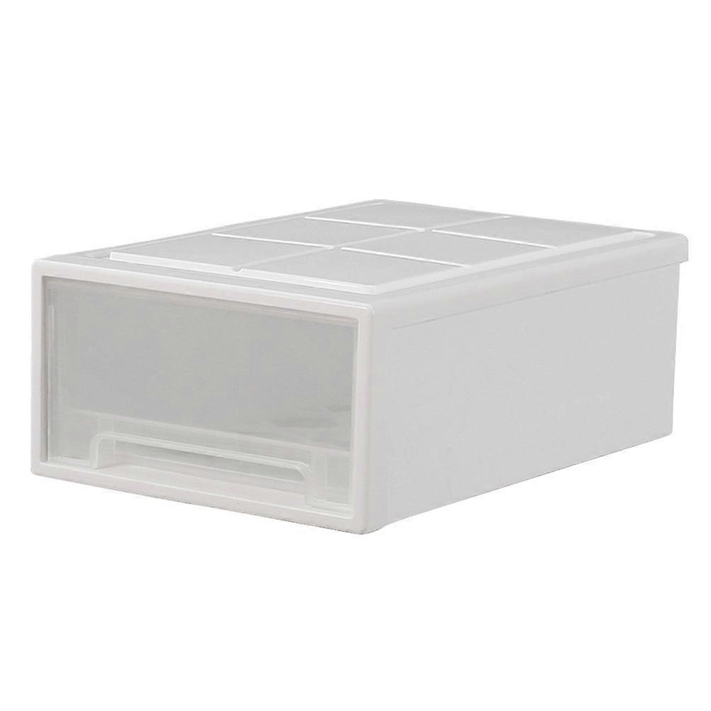 1Pc Drawer-type Clothes Container Stackable Plastic Dust-proof Storage Organizers