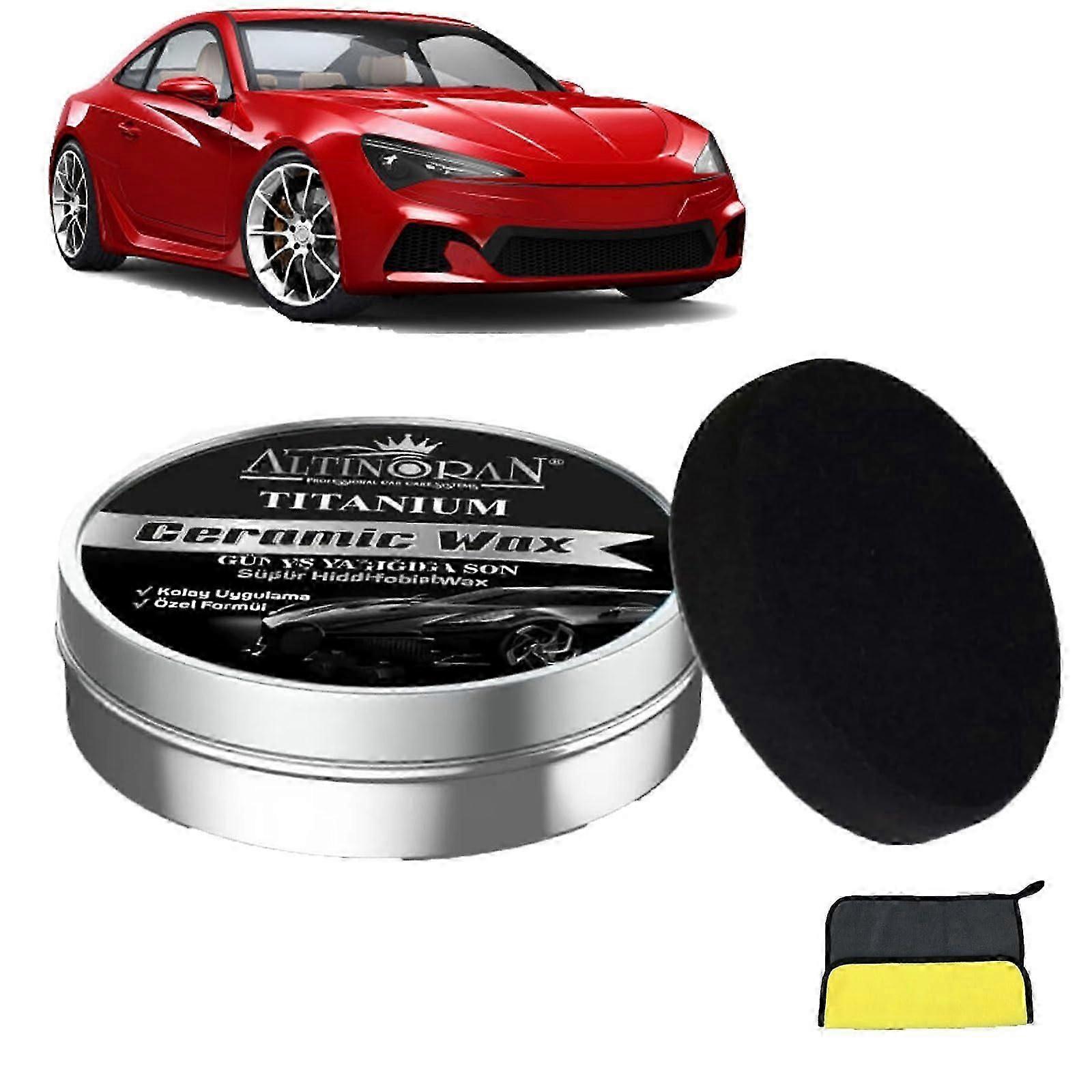 Titanium Ceramic Wax Ceramic Wax Car Care Polish Auto Car Scratch Repair Remover Wax Paste Polish Vehicle Paint Care Long Lasting Protection