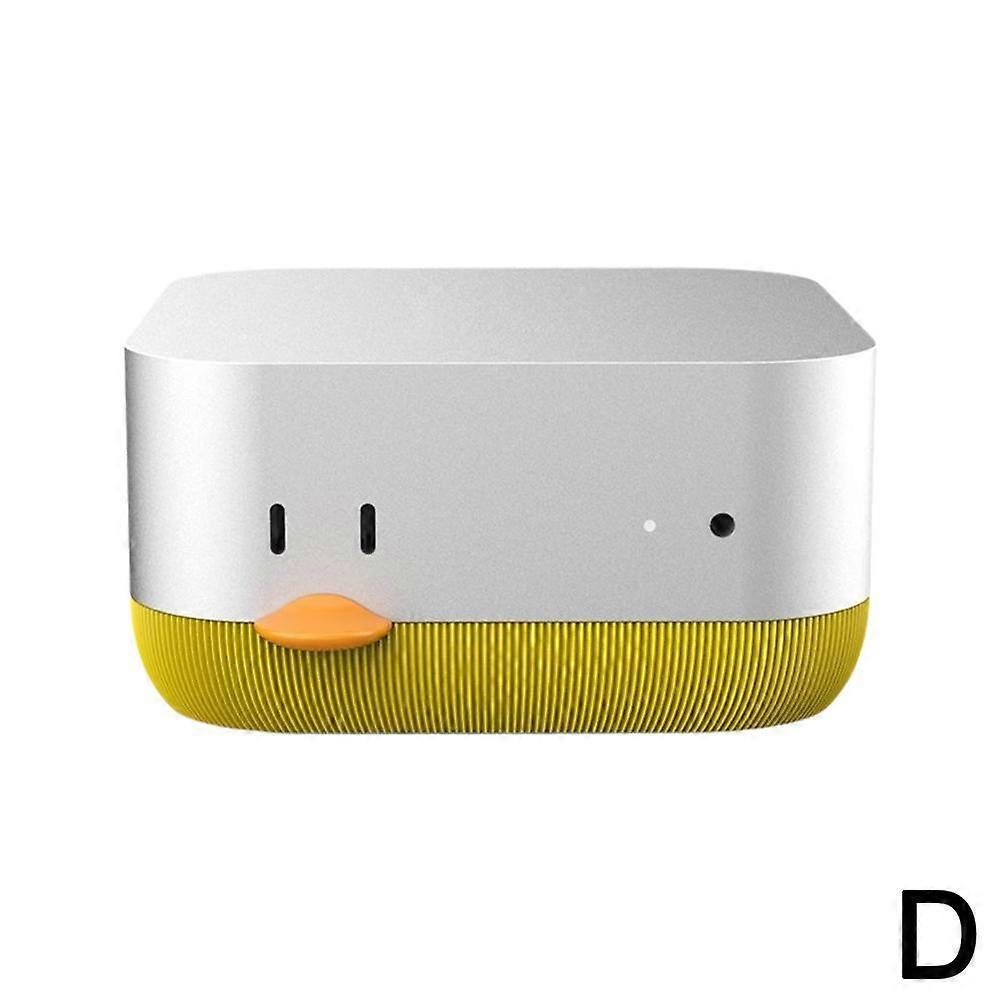 Yellow (D) 1 set For Macmini M4 Stand Support 3D Printed Power Key Front Creative Cute Peripheral
