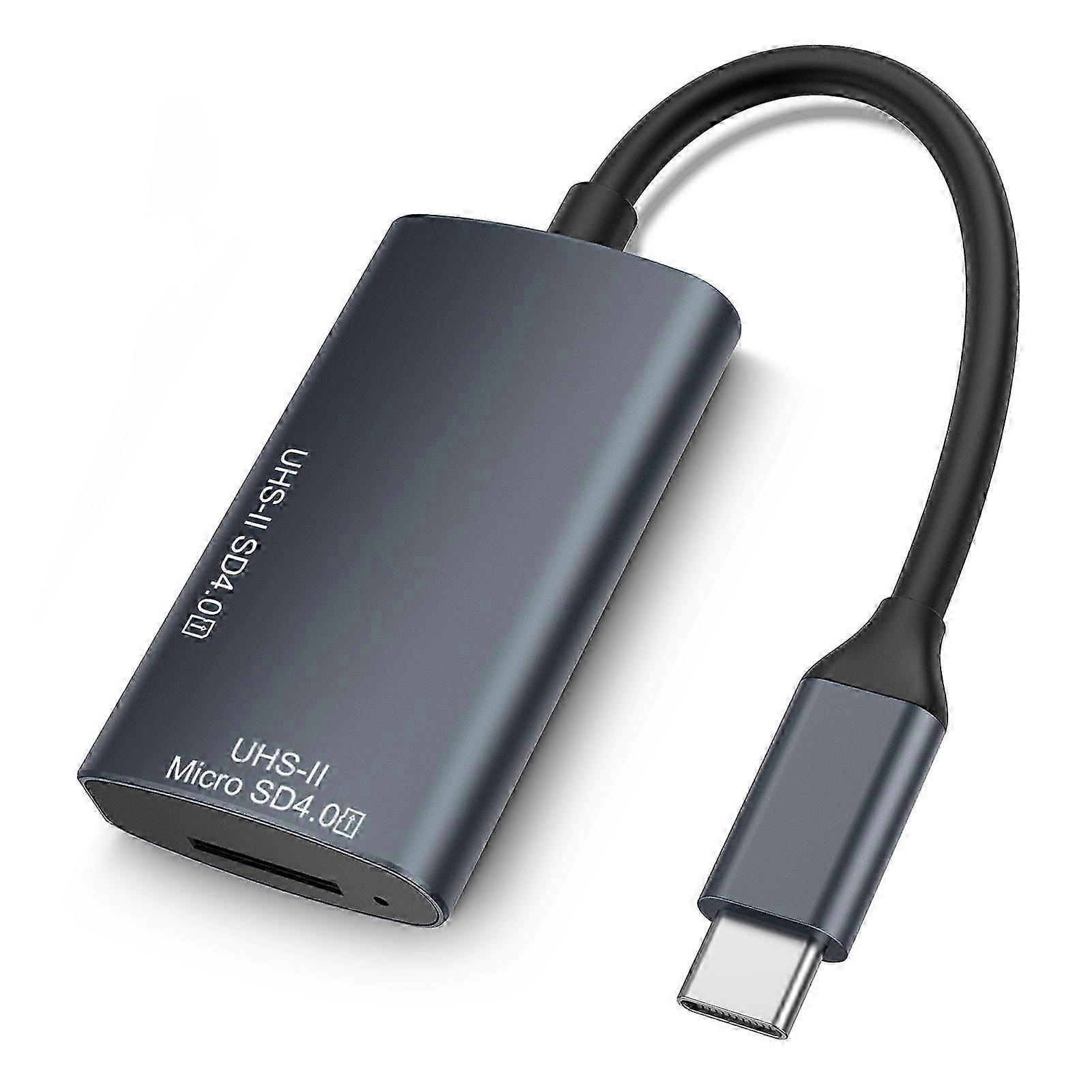 Card Reader 2-in-1 High Speed Multifunctional Driver-free Efficient Data Transfer Universal USB-C Type-C TF SD-Card Memory Card Reader for Laptop