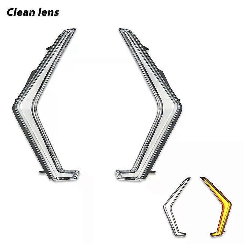 Applies to  For Polaris RZR XP 4 1000 Turbo 2019-2022 LED Center Grille Light with Turn Signal Light 6500K Daytime Running Light DRL