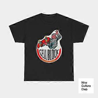 Cellblock Skateboard T-Shirt Santa Cruz CA Retro Vintage Design Stil 0894