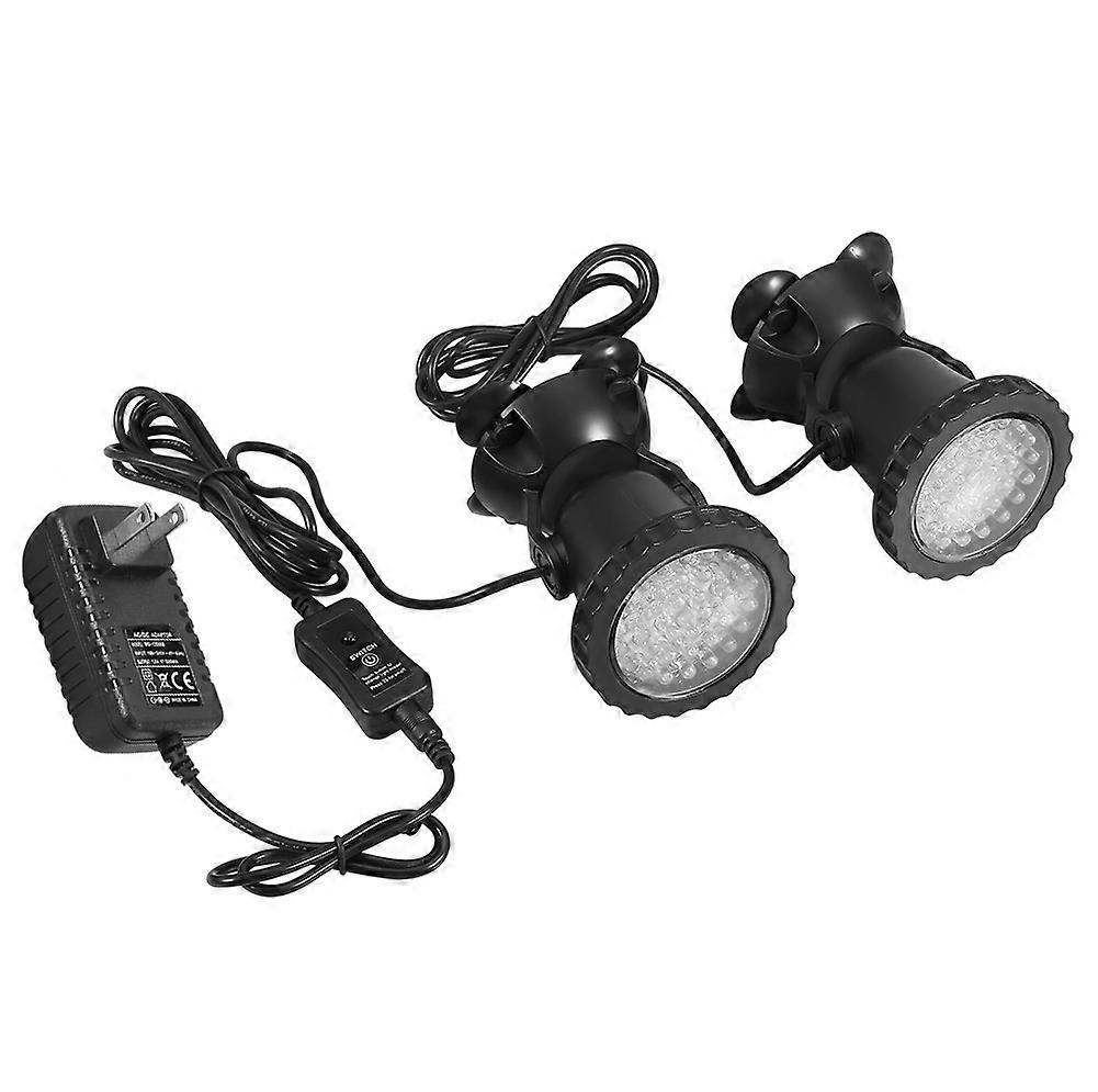 100-240V Aquarium LED Lighting Submersible RGB Spotlight for Fish Tank and Garden Pond, Waterproof, Adjustable Brightness