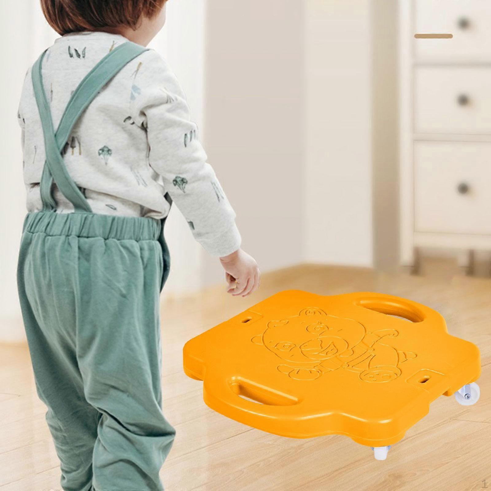 Scooter Board Floor Physical Education Skateboard Sport Flat Sitting for