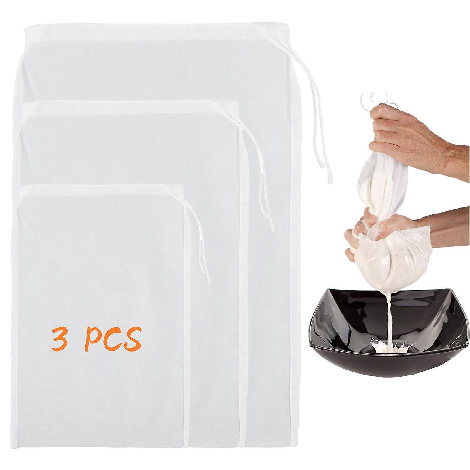 Food Grade Filter Bag, Professional Coffee Filter with Durable Nylon Material, Multi Purpose Strainer for Kitchen Applications, Fine Mesh Straining