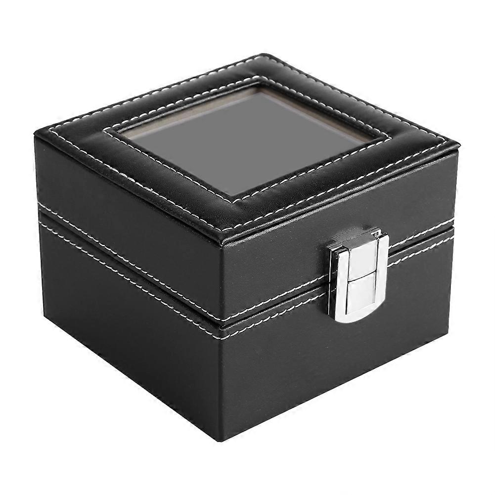 Sophisticated Watch Storage Solution, Real Glass Lid For Clear Viewing, Elegant Appearance With Dust Protection Features, Ideal For Gift Giving Or