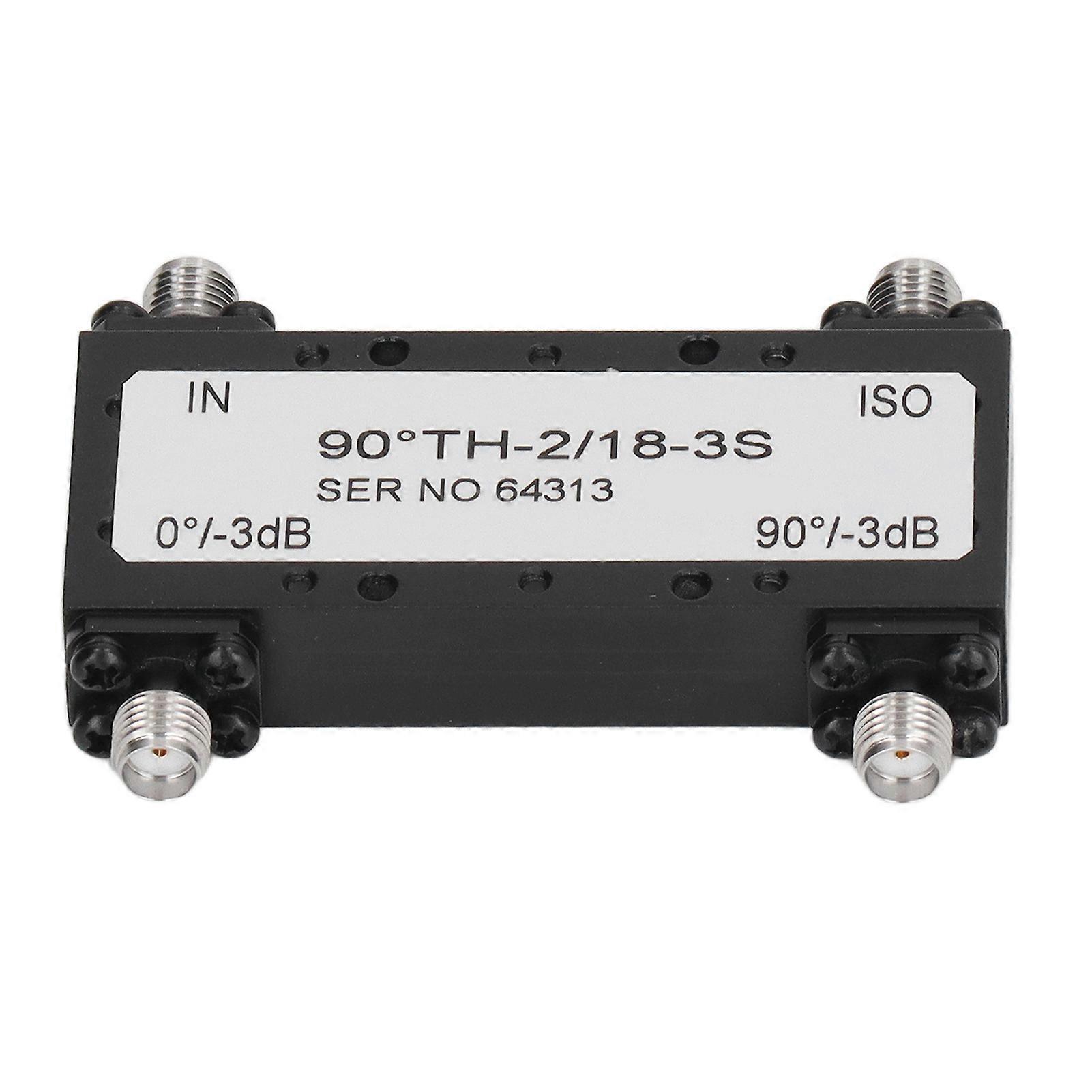 Sort Microstrip 3dB Bridge Aluminiumslegering Robust slidstærk Microstrip Bridge Coupler