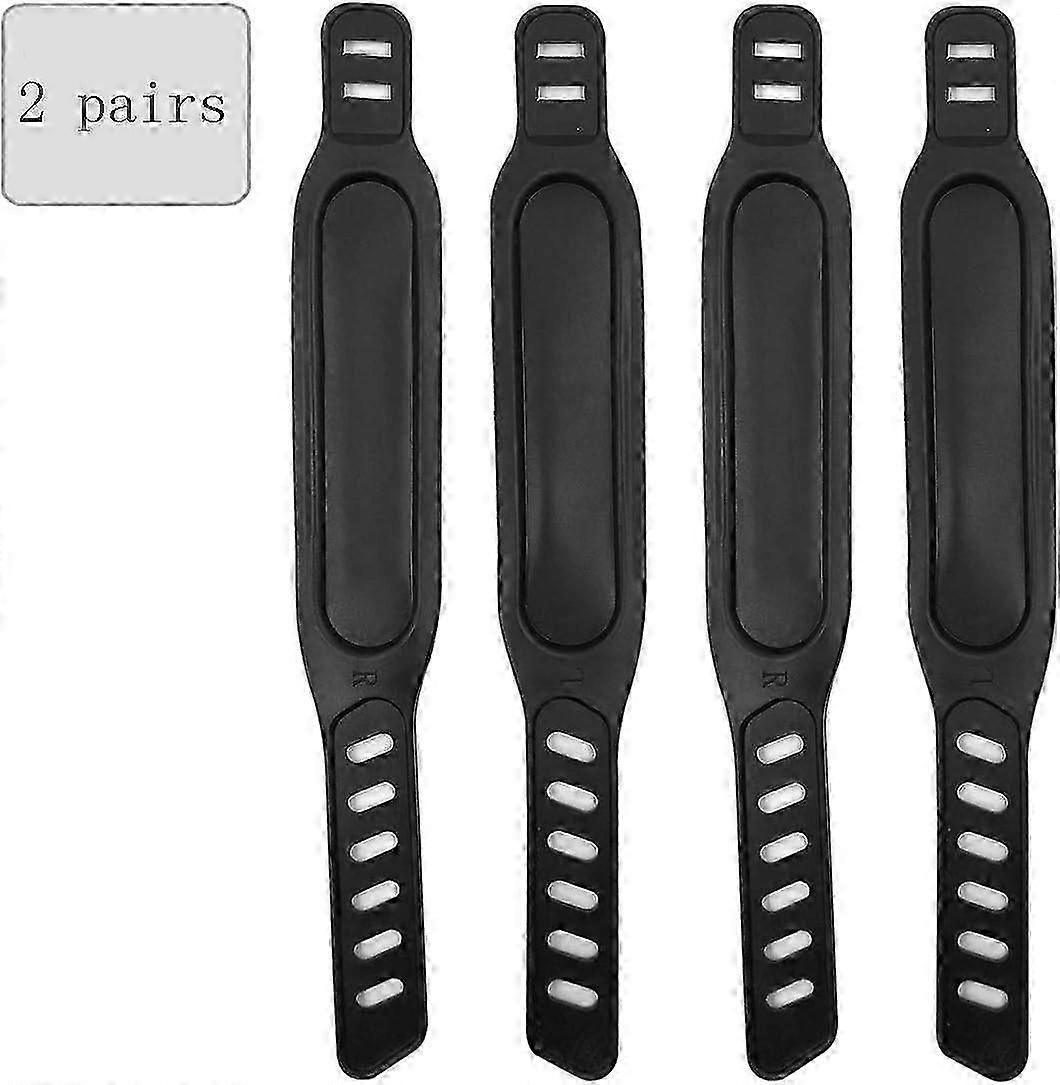 2 Pairs Of Exercise Bike Pedal Straps For Home Or Gym Cycle Stationary Exercise Bike