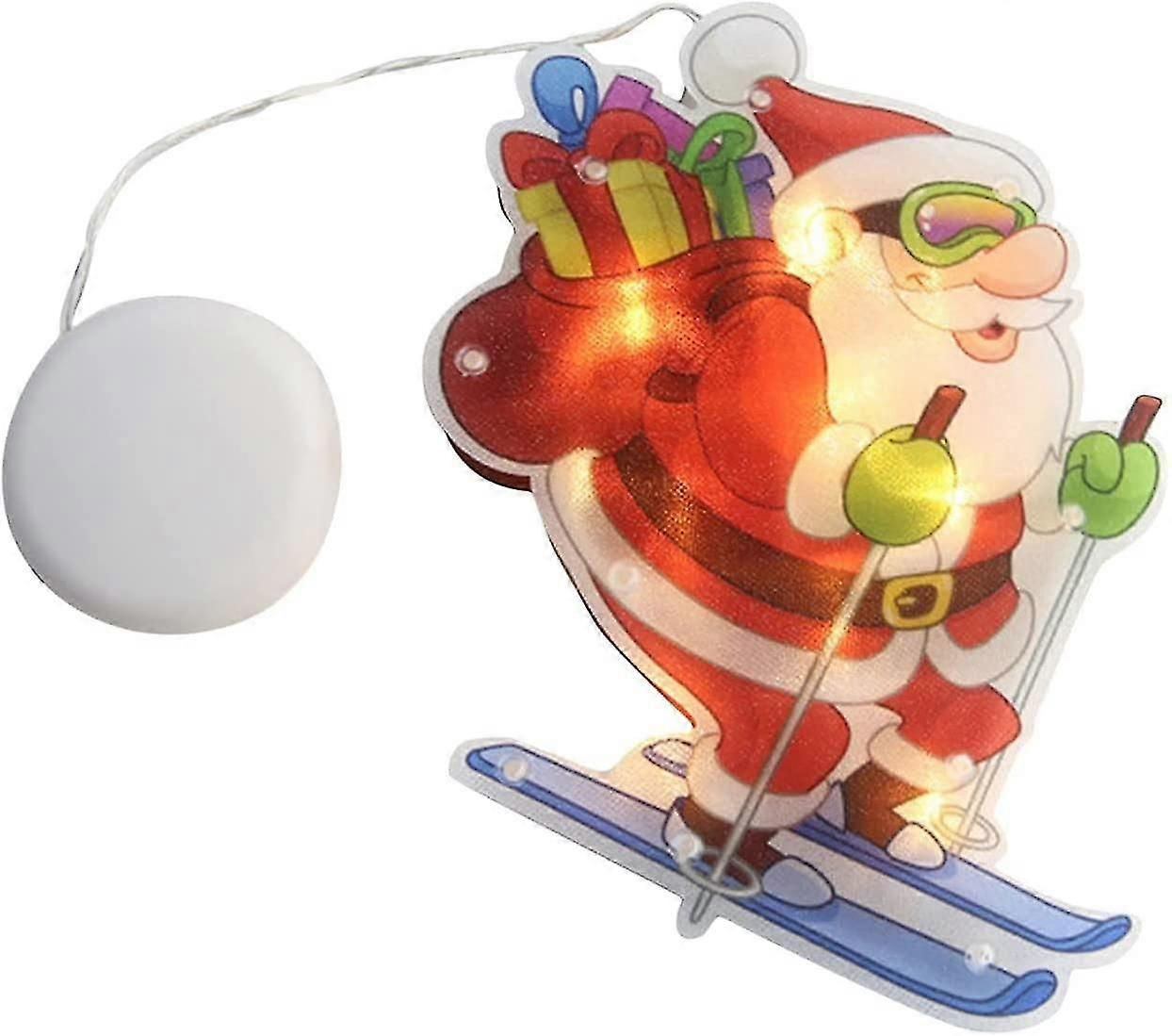 Led Suction Cup Santa Claus Lamp, String Light