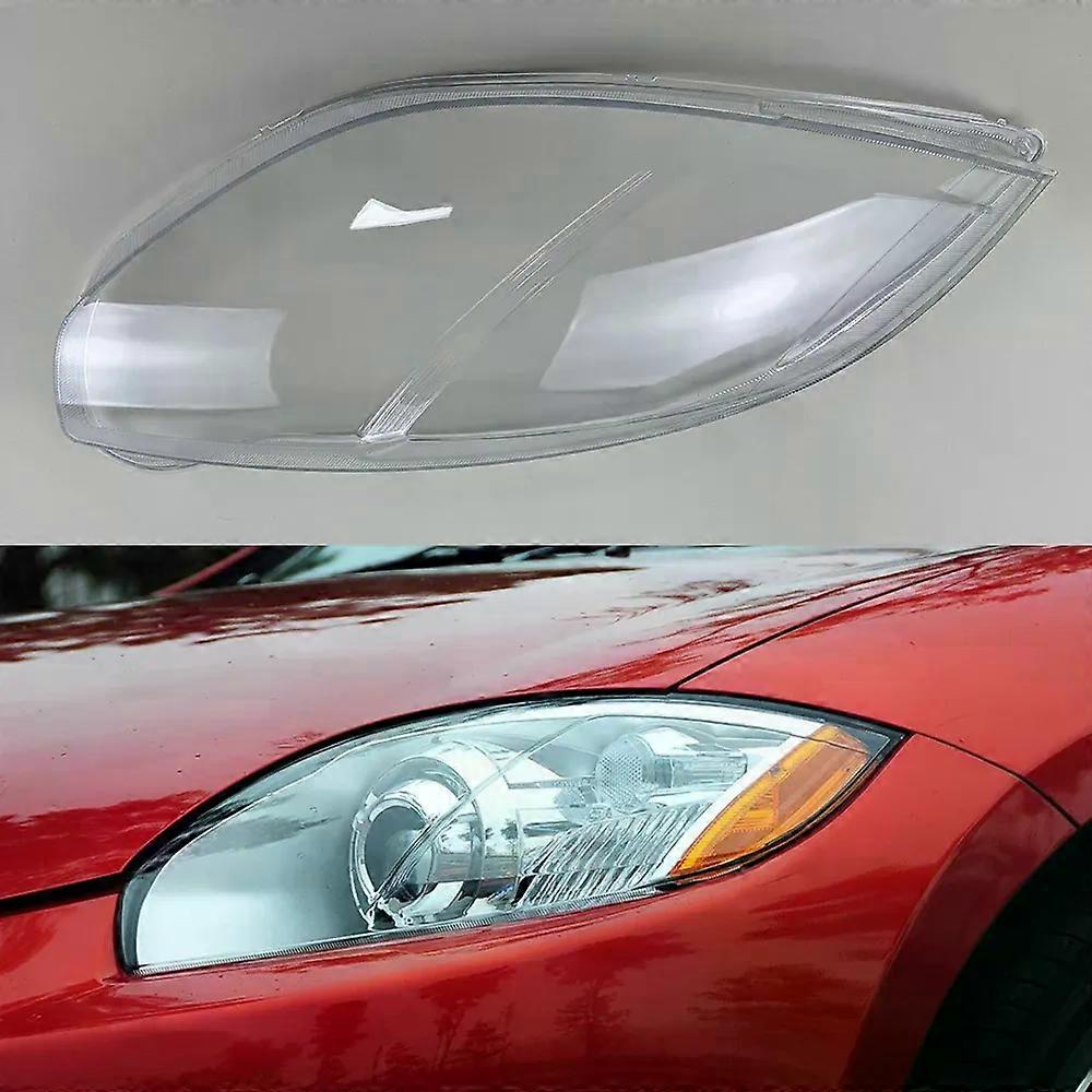 For Mitsubishi Eclipse 2008 2009 Headlamp Shell Headlight Cover Transparent Lens Plexiglass Replace Original Lampshade