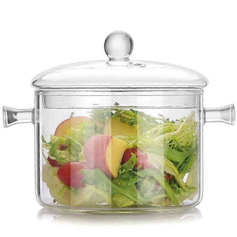 Double Ear Bowl Glass with Lid