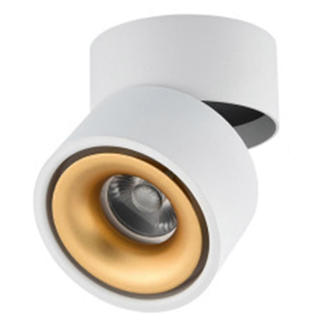 360 Degrees Rotatable Foldable COB LED Background Spot Light Surface Mounted Ceiling Lamp 5W Warm White