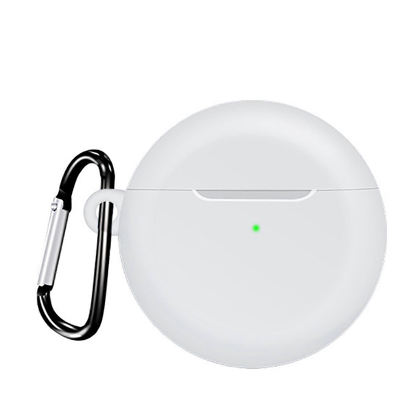 Dust-proof Silicone Earphone Cover for Freebuds 4E Headset Protector Shells Headphone Storage Cases  White