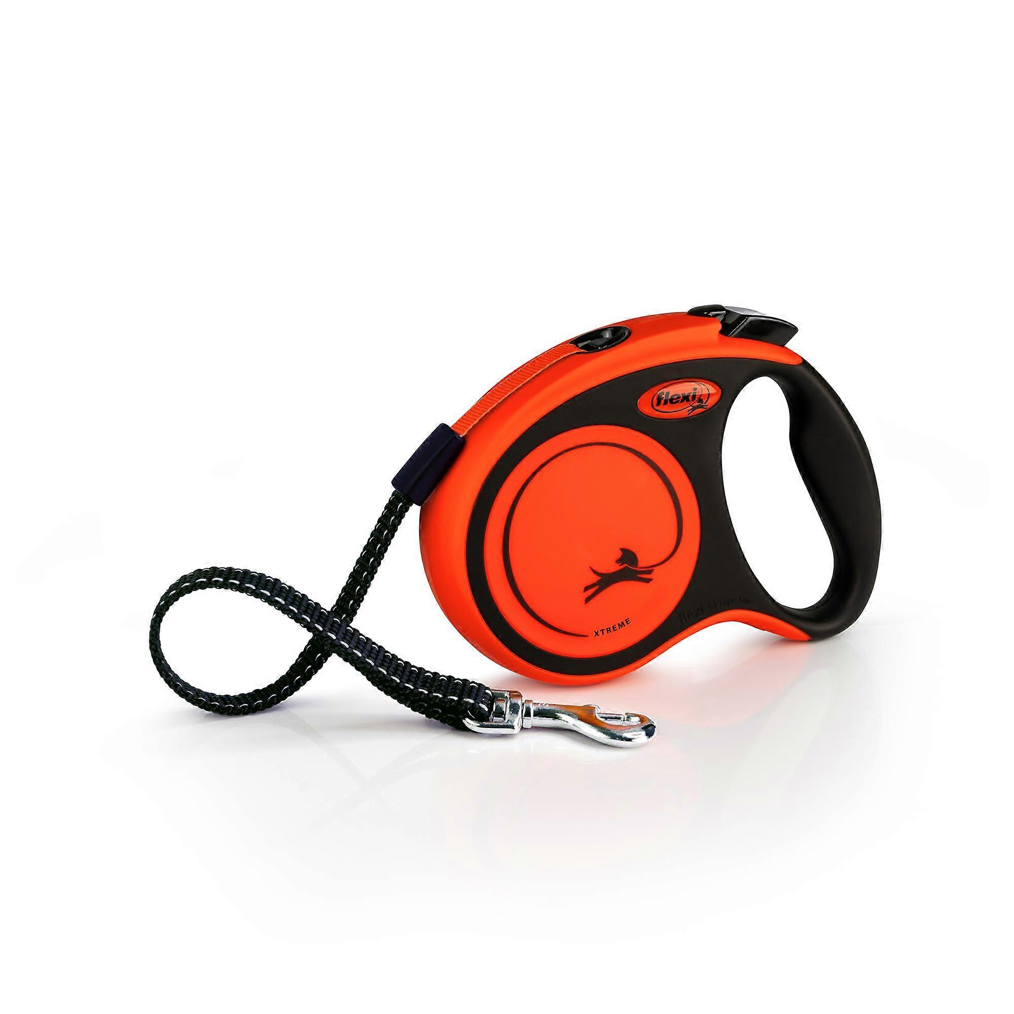 Retractable Tangle Free Dog Leash for Pet Walking with One-Handed Brake Pause Lock 16 ft