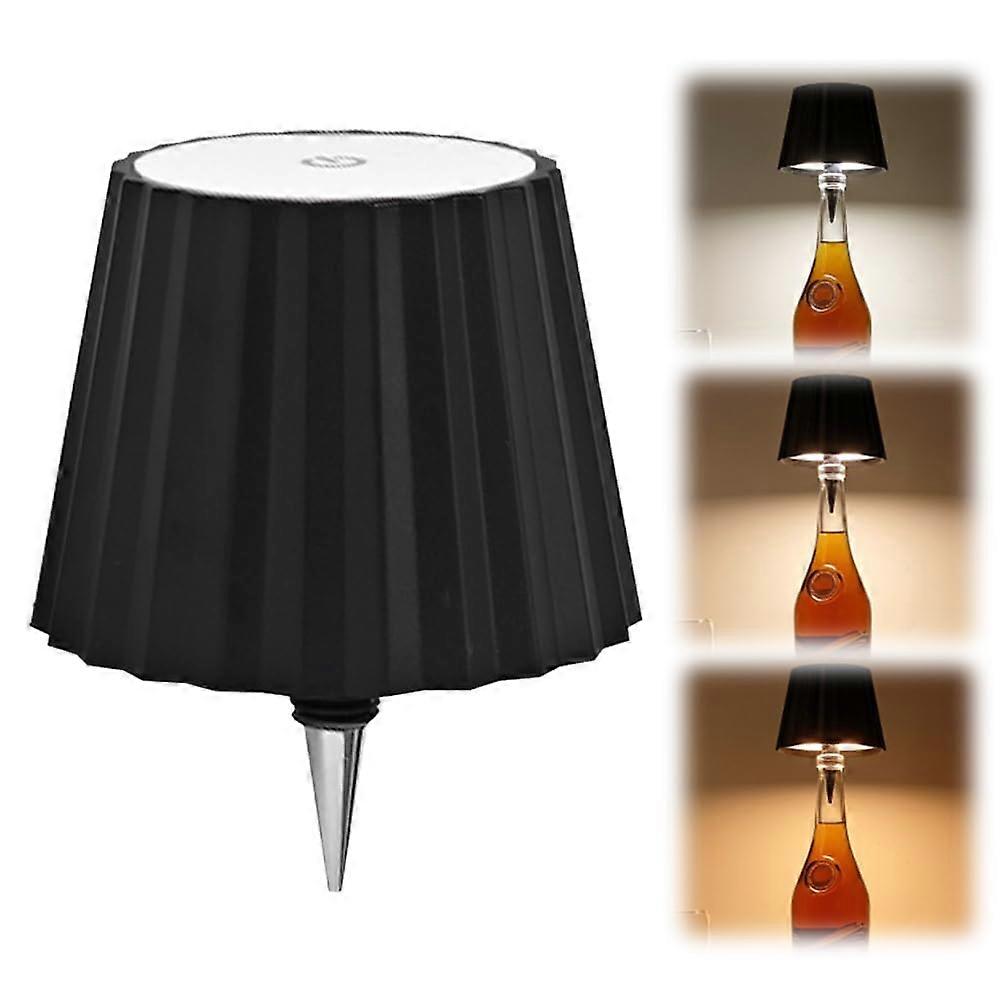 Wireless Bottle Lamp Multi-Color LED Wine Bottle Lights, Rechargeable, Touch-Activated