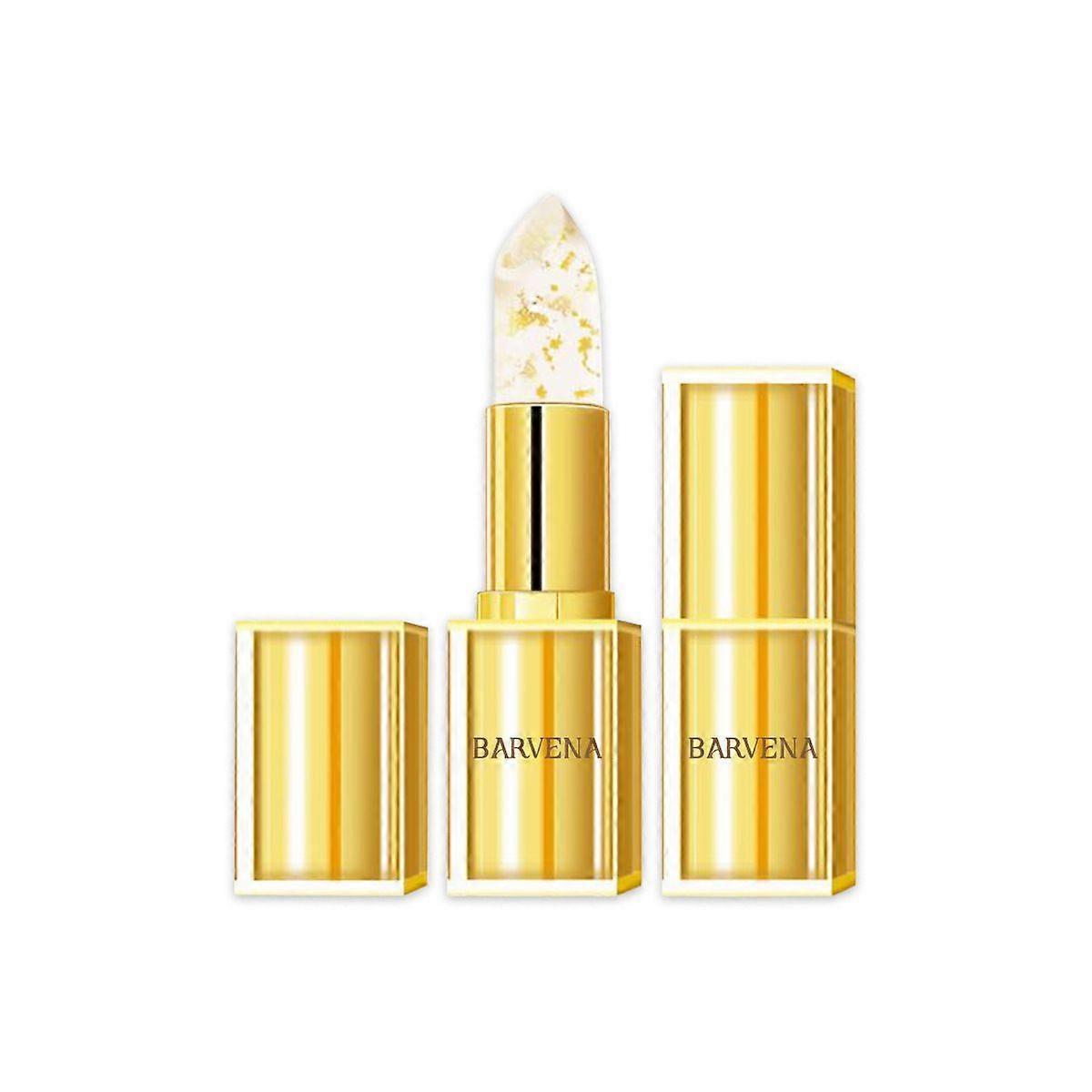 Transferproof Color Changing Lipstick, Color Changing Lipstick Gold Foil for Women Long Lasting 24 Hours, Moisturizing Glossy Shine Lip Gloss, Deep No