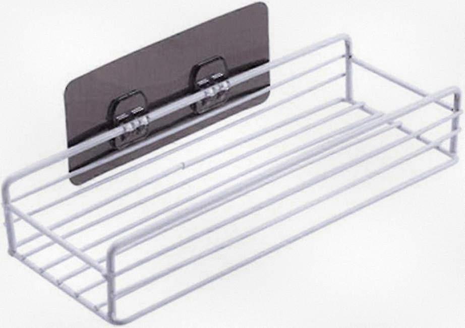 Wall Mounted Bathroom Shelves Shower Storage Organizer White