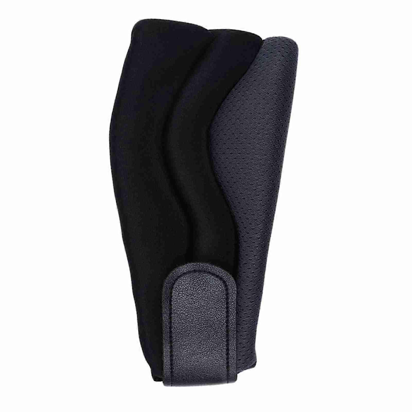 Portable Neck Support Brace Layered Cervical Neck Protection Collar for Home Office Sleeping Gray Average Size