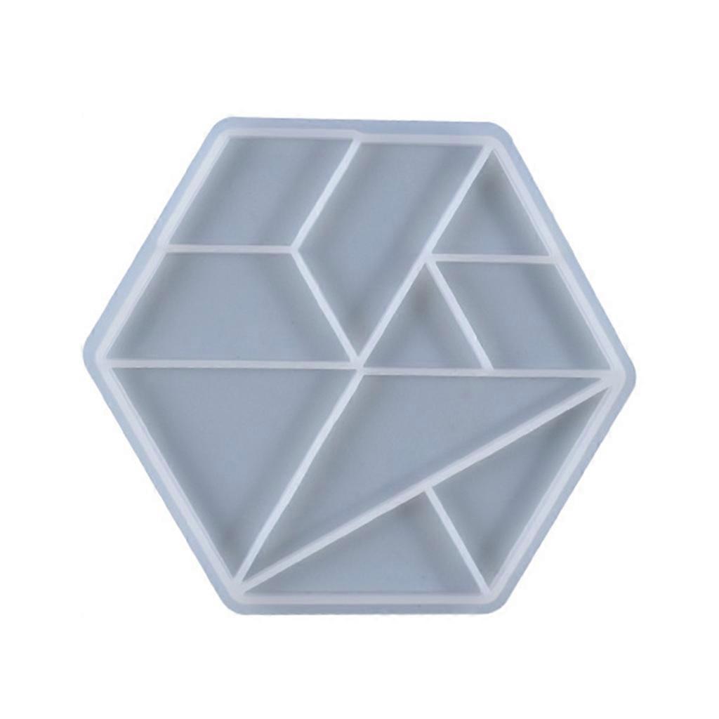 Hexagonal for Tank Figure Puzzle Mold -Building Blocks Brain Teasers Toy Mold Fun and Challenging Logical Thinking Game  S