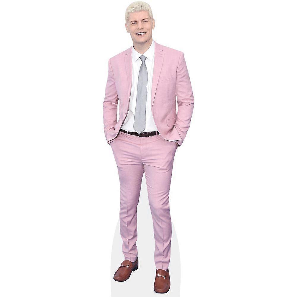Cody Rhodes (Pink Suit) Cardboard Cutout (lifesize OR mini size). Standee. Stand Up.