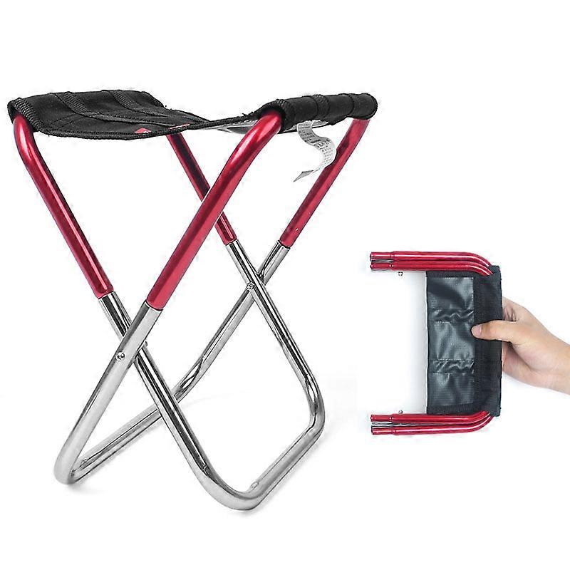 Portable Folding Aluminum Camping Chair Oxford Cloth Foldable Ultralight Fishing Chair Seat Outdoor