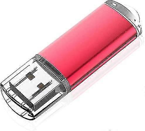 Flash Drive 64 Gb Usb 2.0 Thumb Drive 64gb Memory Stick Pen Drive Keychain Design Jump Drive Zip Drive With Led Indocator,red