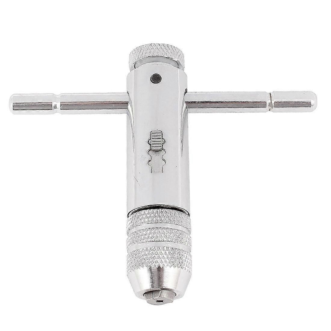 Adjustable Ratchet Tap Wrench T-Handle M3-M8 2.5mm-9.5mm 100mm Body Length for Tapping and Reaming Tasks