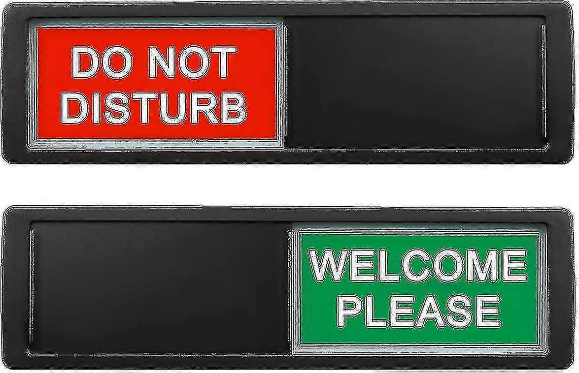 Open Closed Sign with Slide for Door Privacy Indicator