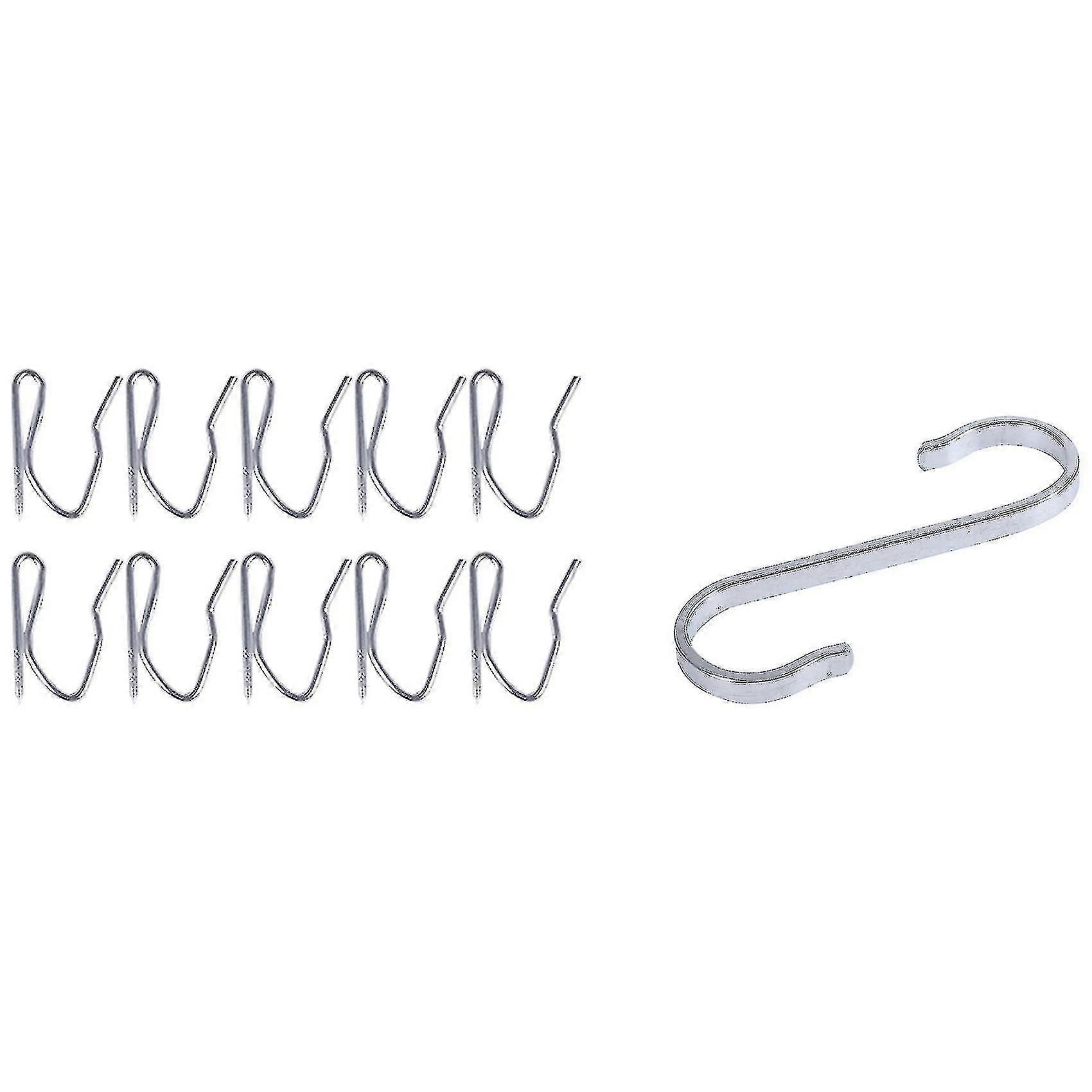 10pcs Ain Dry Pin Hooks - Sil