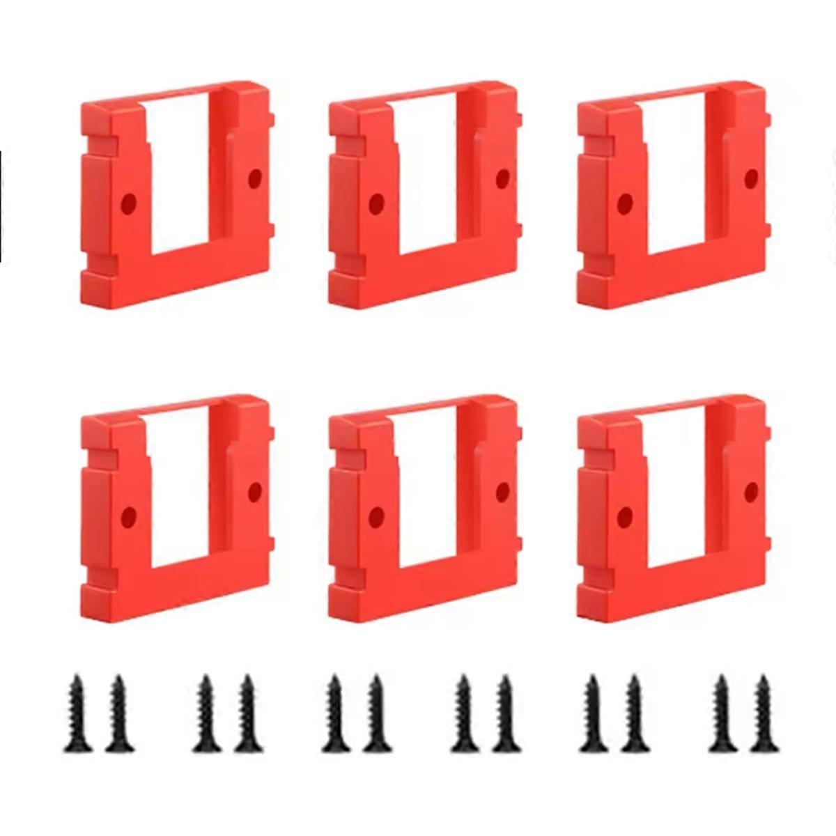 6v Battery Holder Wall Mount Battery Dock Holder for -Change Power Tool Holder Bracket Fixing Access