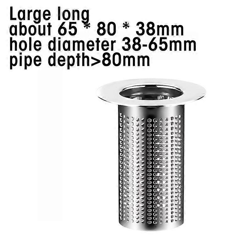 Stainless Steel Floor Drain Filter Mesh Kitchen bathroom Sink Anti-clog Filter Bathtub Hair Catcher Shower Leak Strainer DrainsCraft Pipe Cleaners