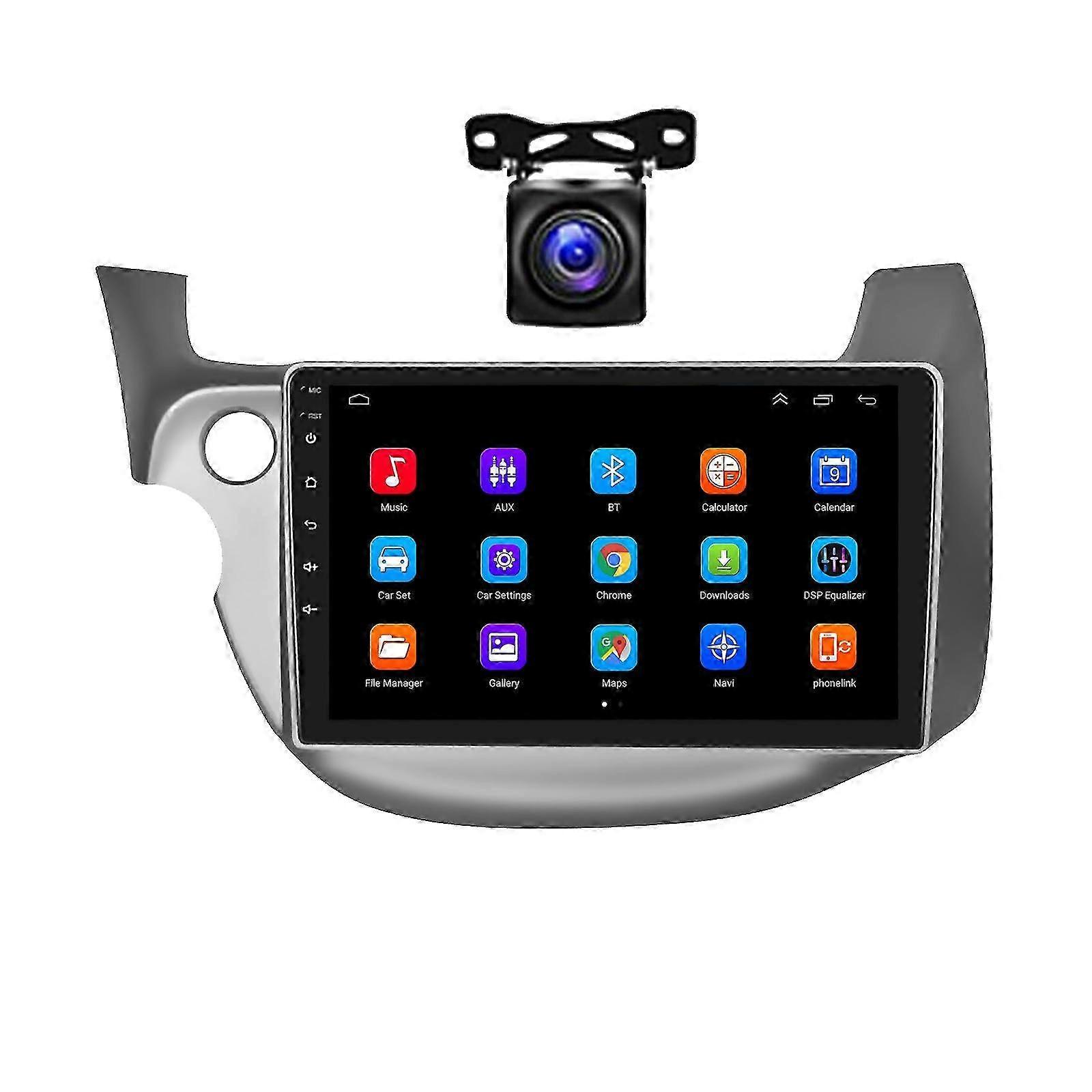 Android 12.0 Car Gps Radio Stereo Player Carplay For Honda Fit Jazz 2008-2013 Ah New
