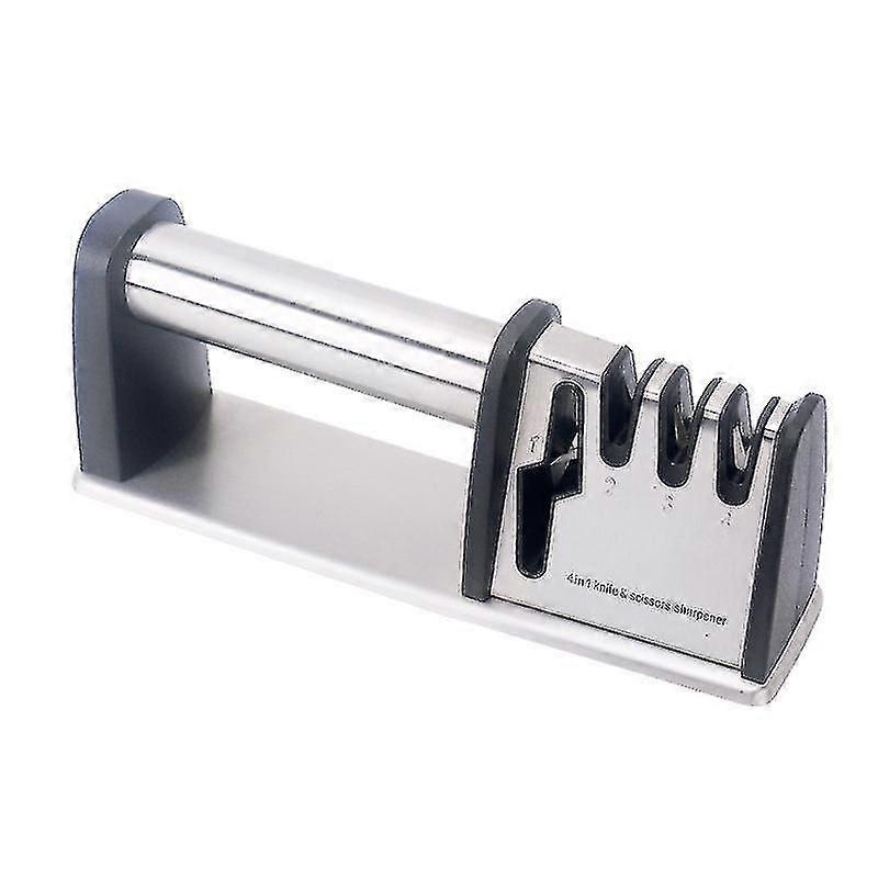 4 In 1 Knife Sharpener, Professional Knife Sharpener Knife Sharpener, Manual Knife Sharpener Sharpener