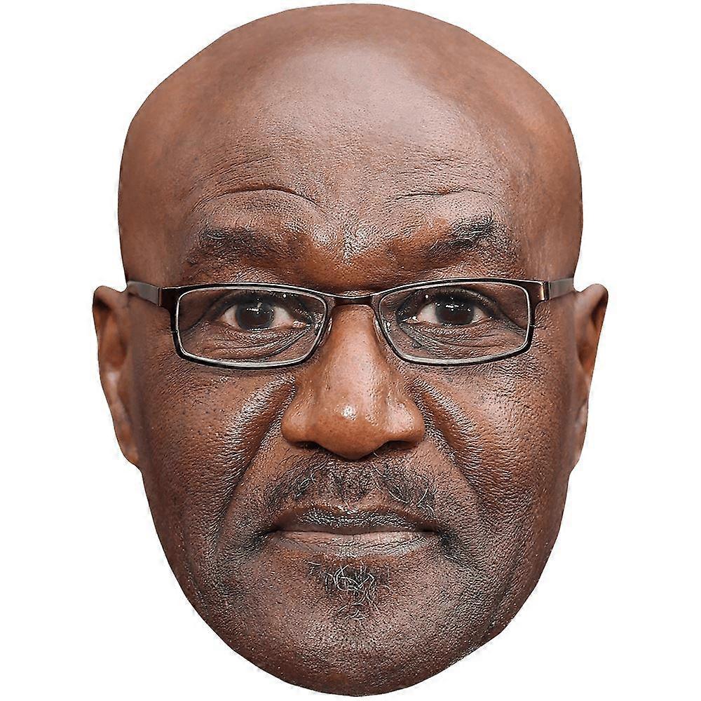 Delroy Lindo (Glasses) Celebrity Mask, Flat Card Face