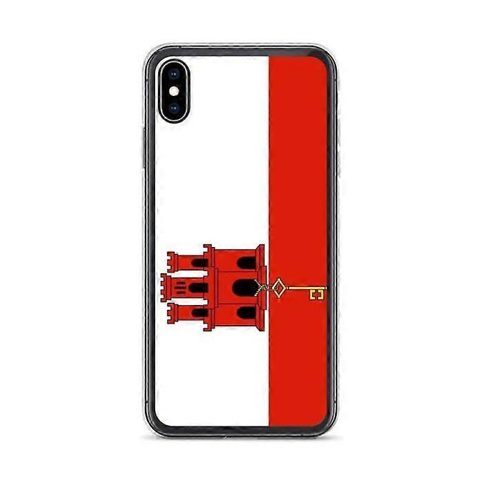 iPhone Case - Gibraltar - XS Max - Soft - Multicolor - Flag Design