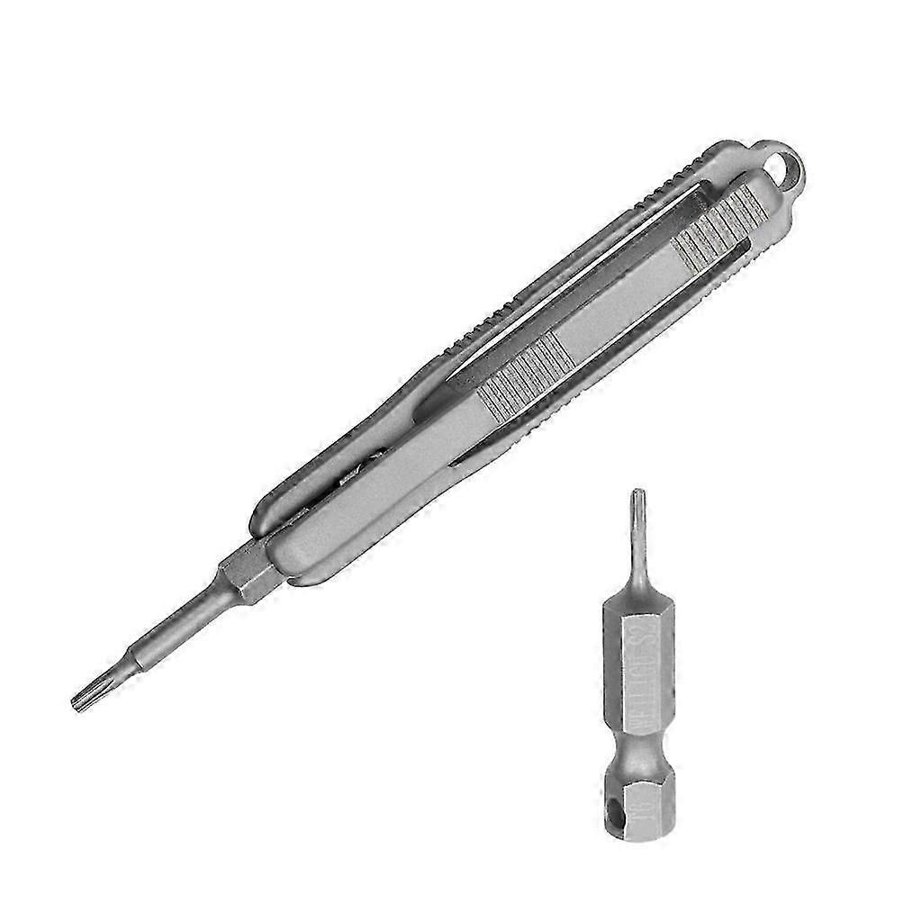 Titaniums Alloys Screw Hexagonal Screwdriver Bit Driver Magnetic Repair Tool
