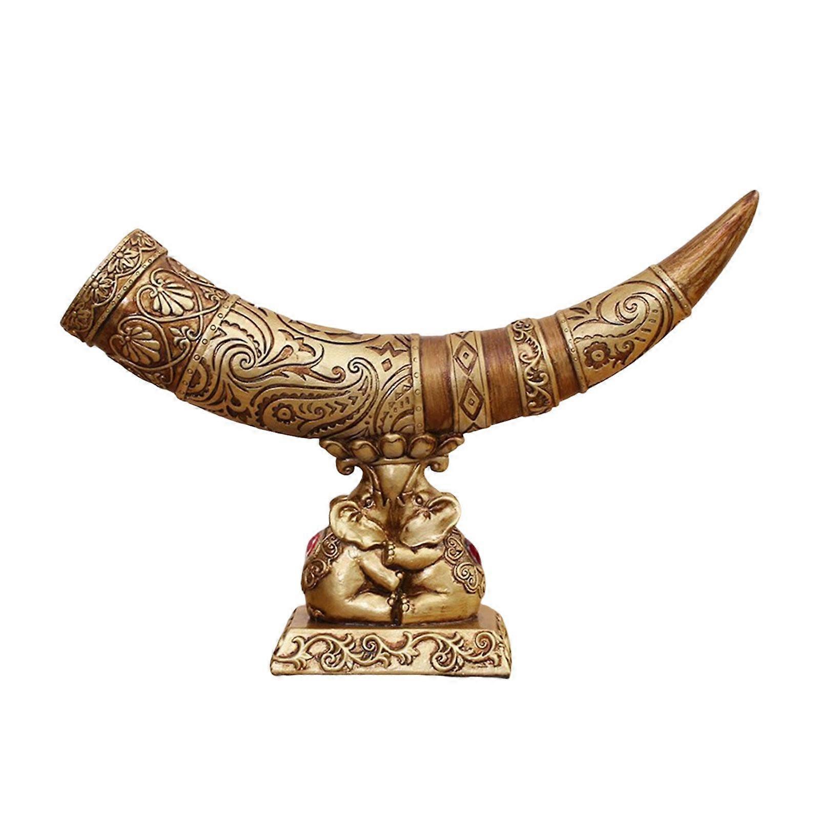 Creative Simulation Elephant Art Decoration Birthday Gift for Table Sculpture A