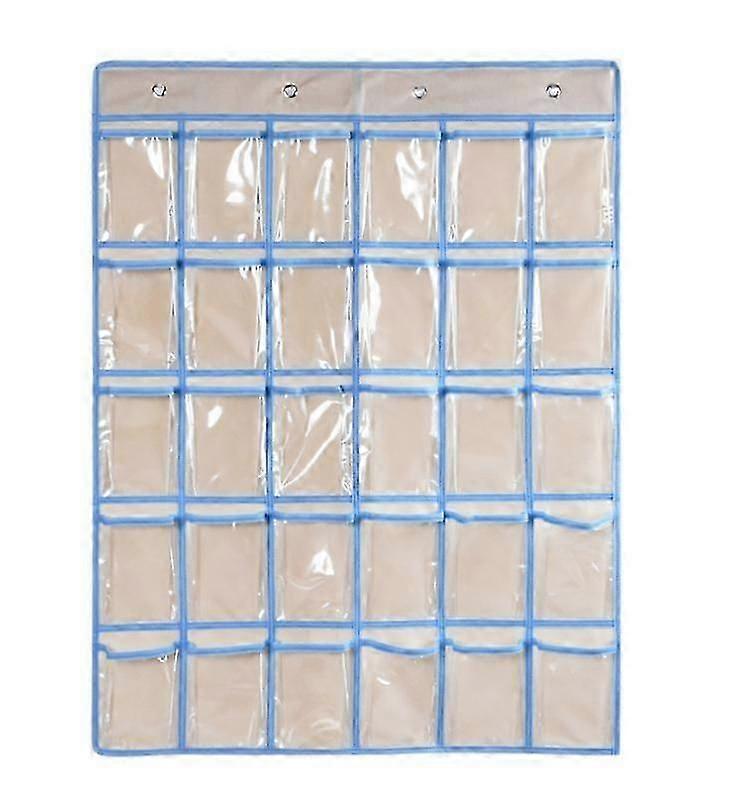 מארגן תרשים כיס בכיתה - מחזיק טלפון סלולרי ומחשבון - אחסון בכיתה